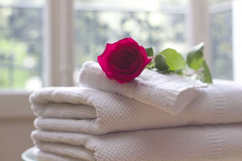 chambre-hote-LA BOLLENE VESUBIE-min_towel_rose_clean_care_salon_spa_white_bath-731641